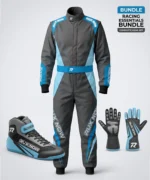 Rux Aero Karting Suit - Nitro Teal - Image 2