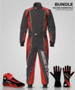 Podium Pro 3 Karting Suit - Red - Image 2