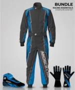 Podium Pro 3 Karting Suit - Blue - Image 2