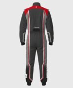 Rux Level 2 Pro Kart Race Suit - Grey/Red - Image 3